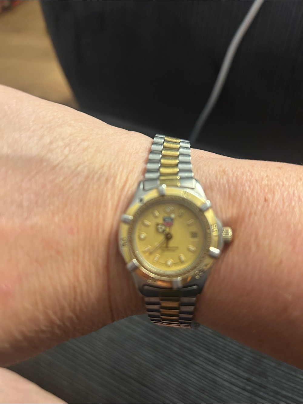 Tag Heuer Two-Tone Gold and Silver Ladies' Bracelet Watch
